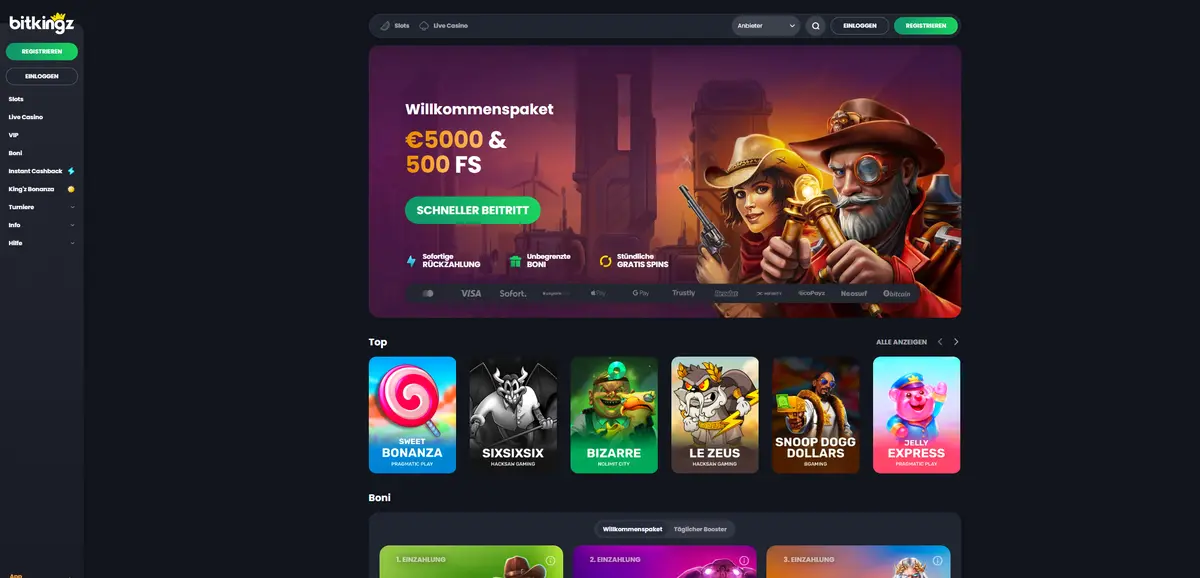Bitkingz Casino ohne deutsche Lizenz